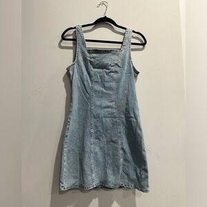 SHEIN Solid color Denim Dress Women’s